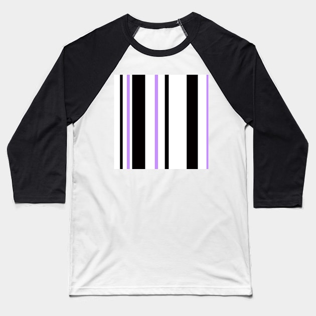 Vertical stripes Baseball T-Shirt by TiiaVissak